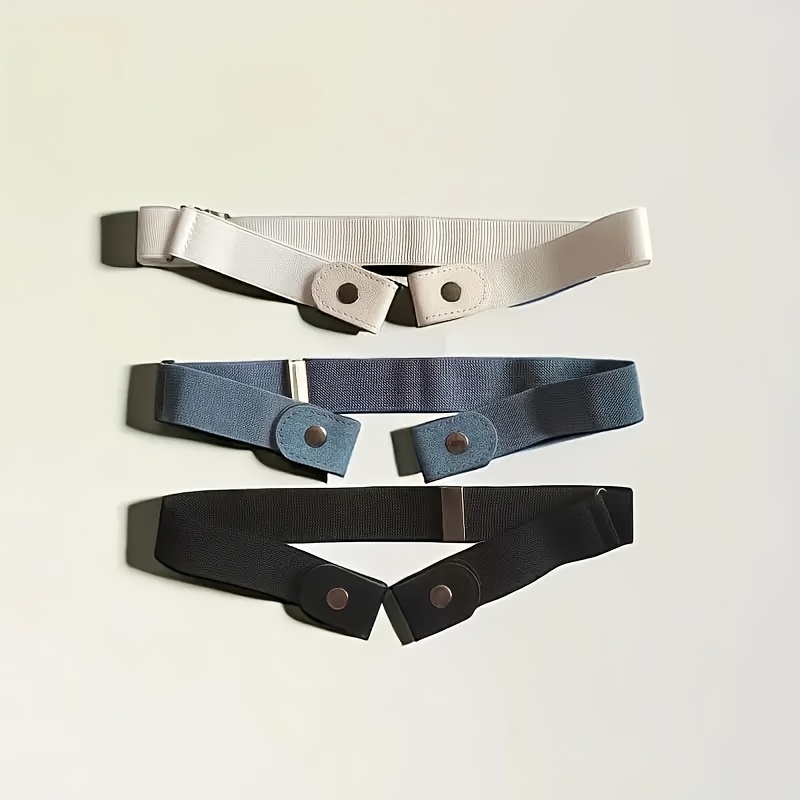 3pcs Stylish Elastic Belts for Women