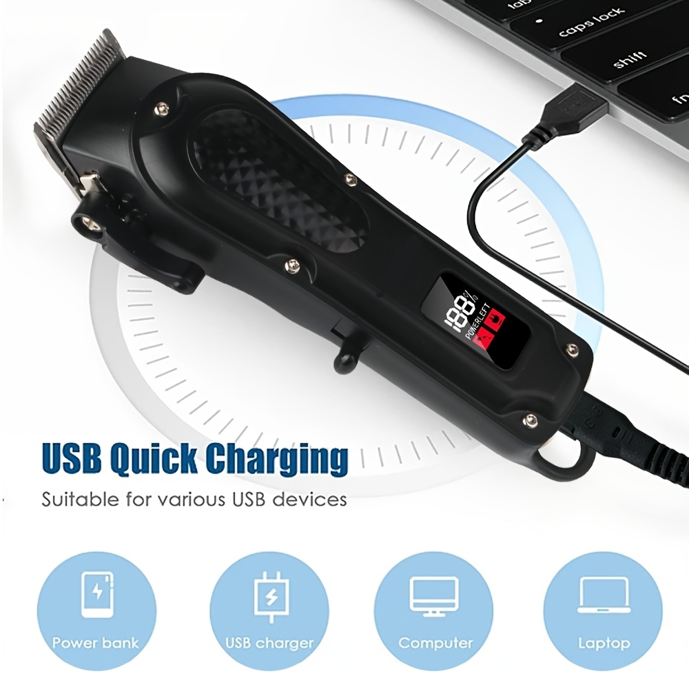 3-delige tondeuse set voor heren - T-blade voor contouren, baardtrimmer en tondeuse - Stijlvol, USB oplaadbaar, multifunctioneel, perfect voor thuis of op reis - een ideaal cadeau voor jubilea, verjaardagen of dagelijkse verzorging