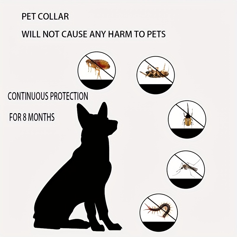 PVC Pet Collar to Relieve Itching and Impatience of Pet Skin, Suitable for Dogs and Cats