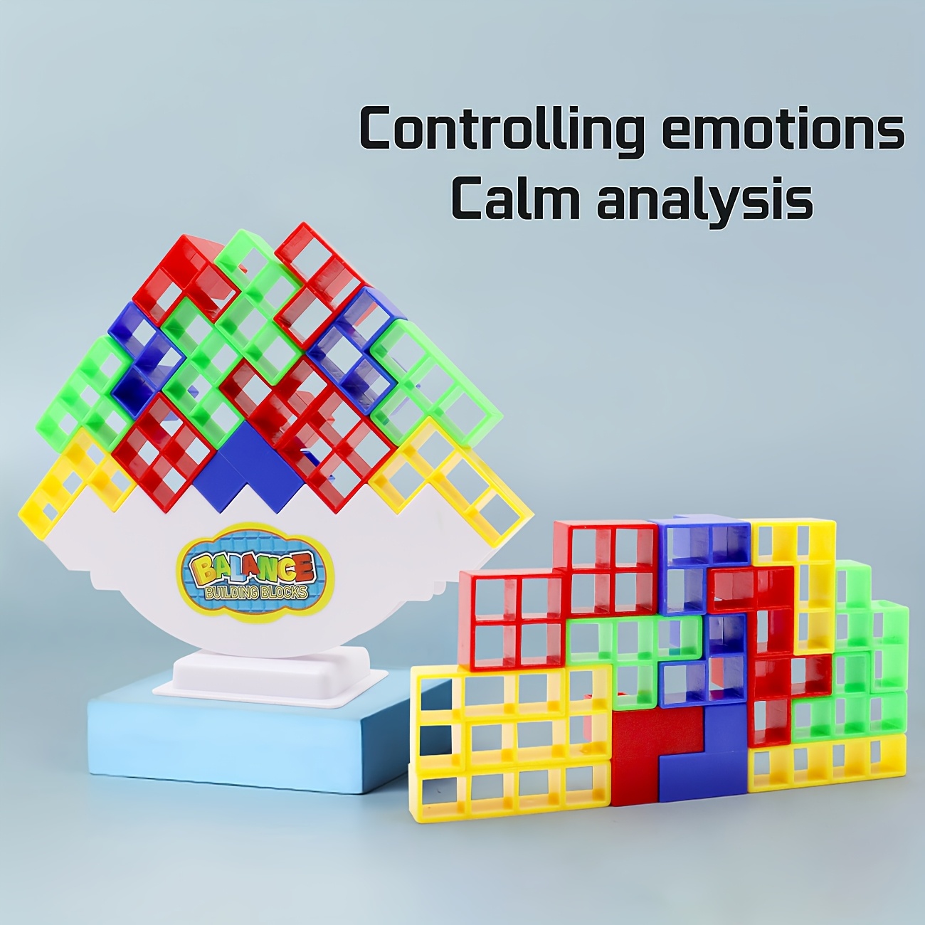 Balance Building Block Game Swing Stack Toy Puzzle Desktop Block Interactive Toy