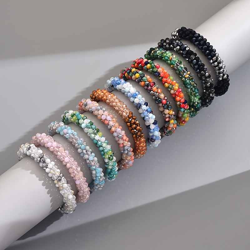Bohemian Crystal Bracelet Colorful Beaded Style