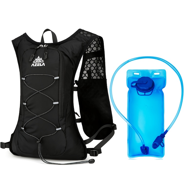 1/2pcs Of A Lightweight Outdoor Running Backpack, Designed To Carry The Items Needed For A Marathon. The Water Tube Is And Hung For Direct Drinking. Suitable For Cycling, Hiking And Running.