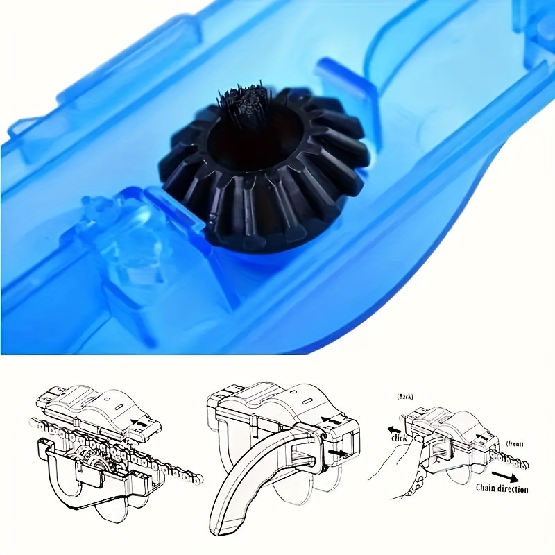 1件便携式自行车链条清洗器，自行车工具，骑行装备维护配件 商品详情 4