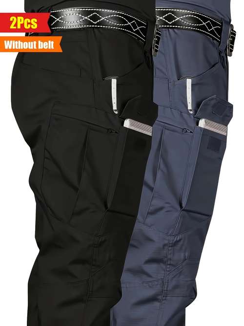 Pantalon Homme été 2026 - Rapide Séchage - Outdoor, Randonnée, Travail - Imperméable Avec Poches