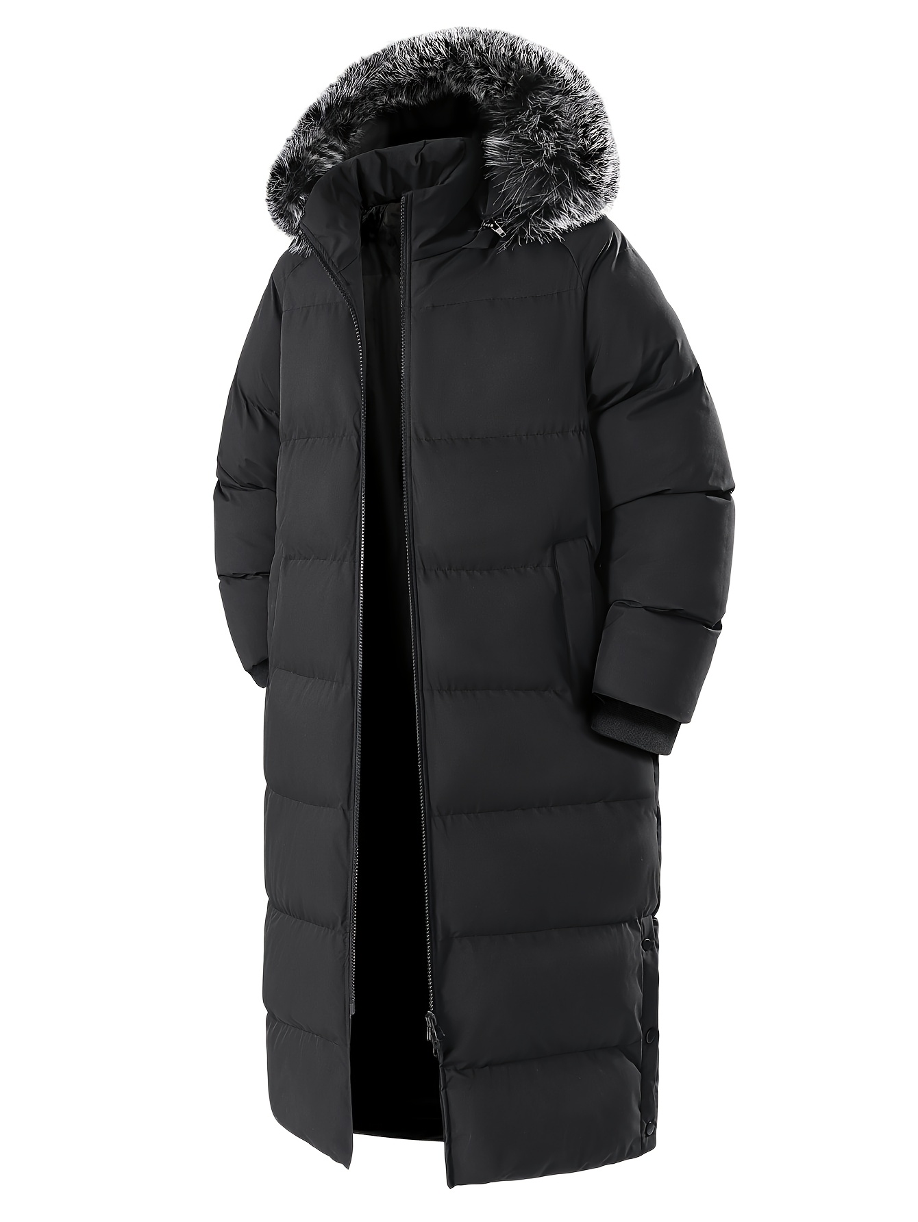 Men's Casual Winter Jacket with Hood and Collar