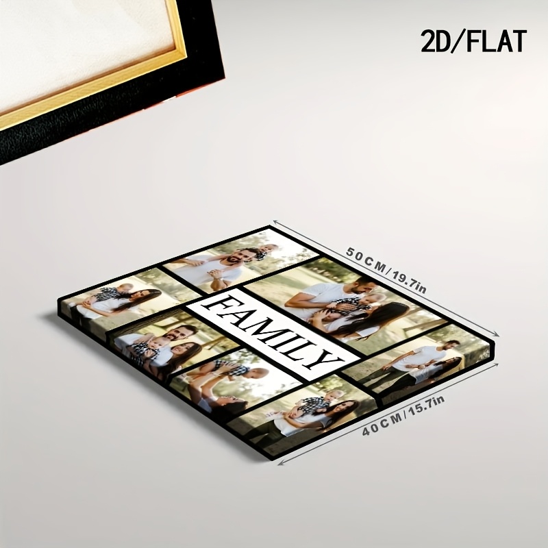 E-shop 2D Flach, 2D Flach, 2D Flach Produkte Outdoor Familienporträt, individuelle Rahmenmalerei, die kostbare einfängt! Erhaltung von Rasenlachen /