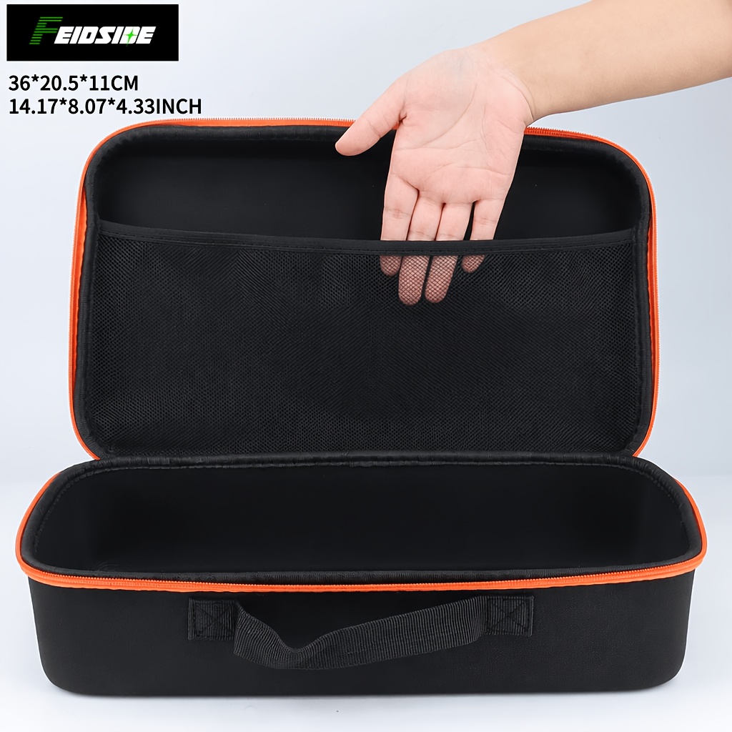 TEMU FEIDSIDE Boîte de Rangement à Outils Rigide, Sac de Voyage Portable pour , Boîte de Protection Anti-Collision avec Bord de Fermeture Éclair