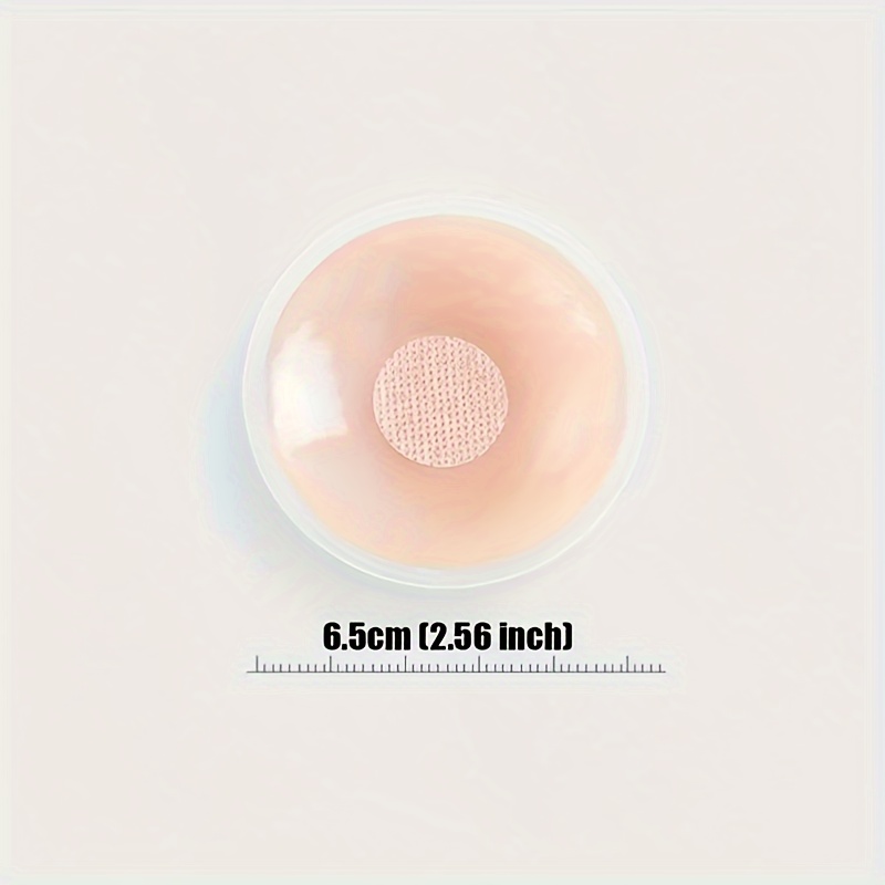 6pcs Reusable Silicone Nipple Covers - Strapless, Invisible Self-Adhesive Pasties for Women's Lingerie & Underwear Accessories