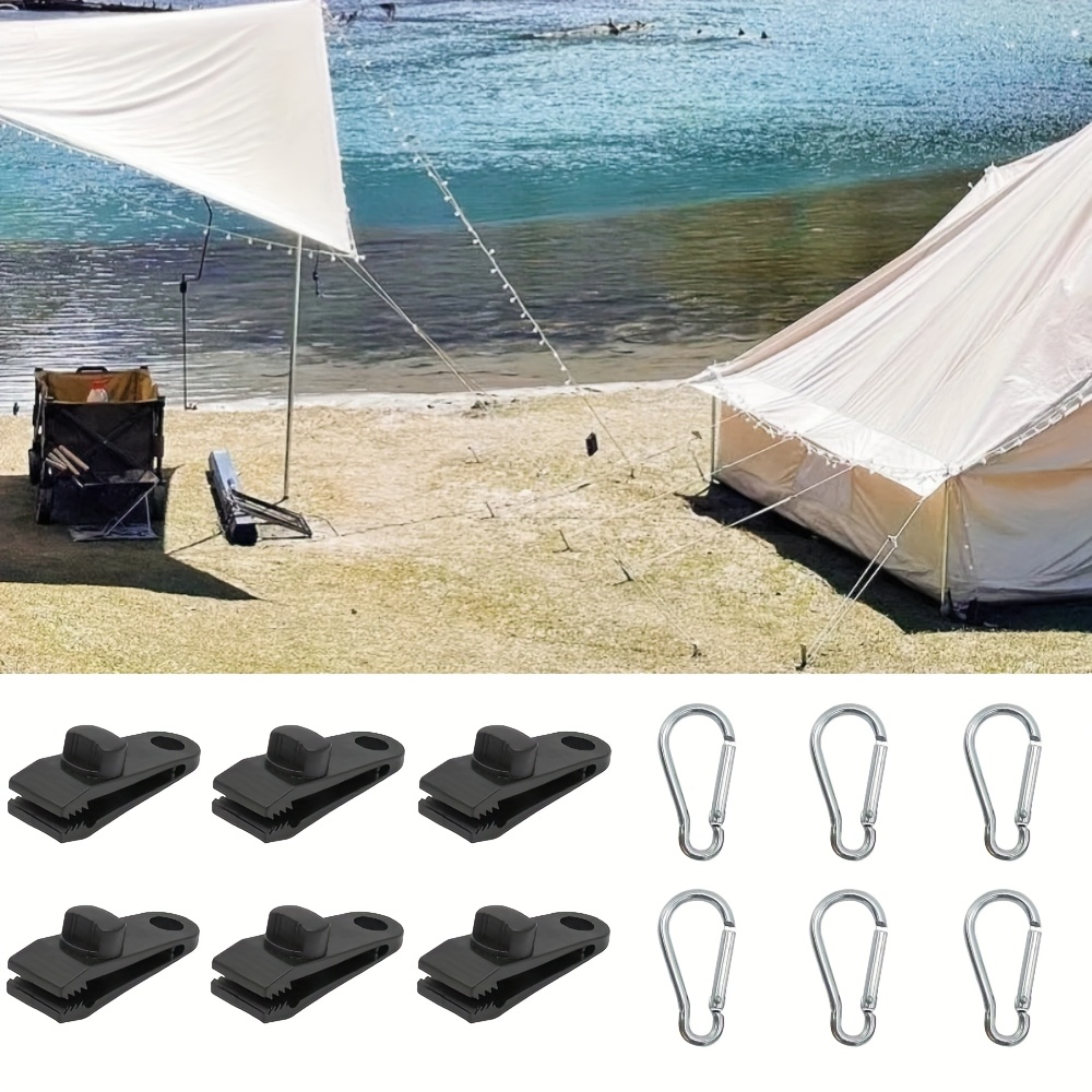 12/24/30pcs Heavy Duty Tarp Clips with Thumb Screw, Durable ABS Lock Grip  Clamps, Suitable for Outdoor Tents, Tarps, Canopies, Car Covers, And Pool  Covers, Outdoor Camping Additions