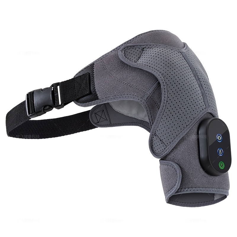 Shoulder Massager With Heat And Vibration, Rechargeable Wearable Shoulder Wrap, Portable Electric Massager For Neck Shoulders Upper Back, Suitable For Home