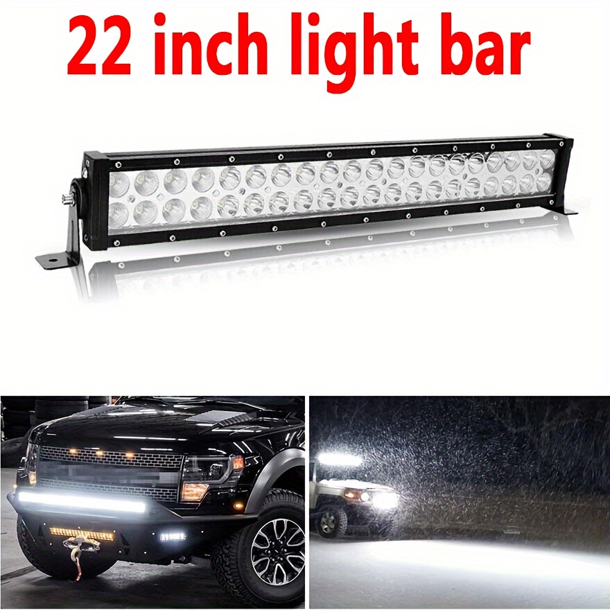 

22inch Led Work Light Ultra-thin Single Row Led Light Bar Suitable For Off-road 4x4 Car Suv Trucks Tractor Lights 12v/24v Light Bar