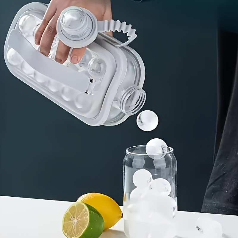   local warehouse 2026 hot   in 1 folding kettle curling 2 in 1 ice tray with rectangular ice mold 17 cell large capacity grinding tool household refrigerator ice mold