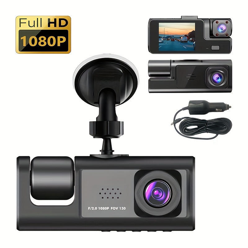 1080p Gps Dashcam Full Hd Dvr Car Camera Driving Recorder Front And Rear  Parking Mon Vehicle Blackbox Night Vision Dash Cam