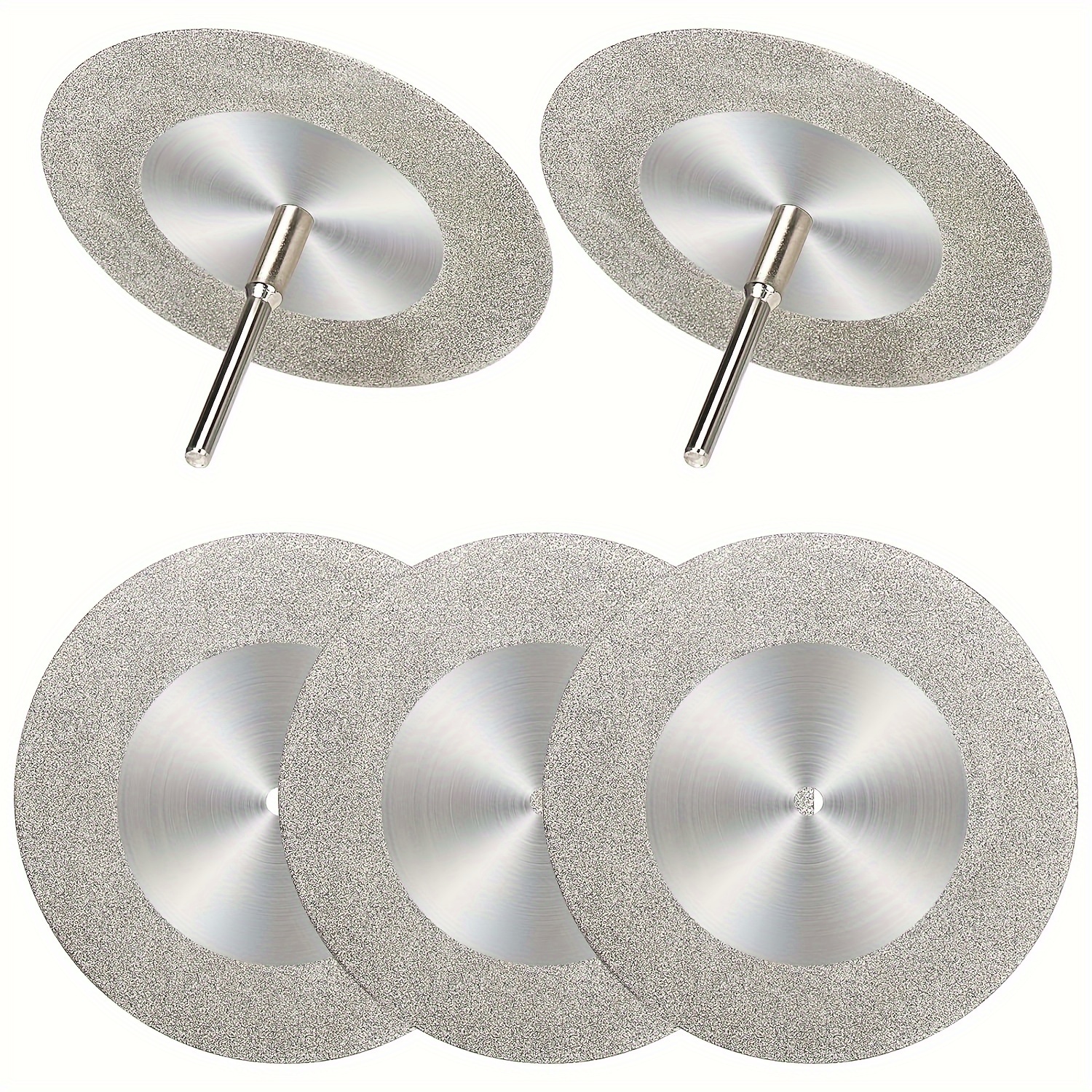 

5 Pcs Ultra-thin 1mm Diamond Coated Cutting Wheels For Drill - Suitable For Tiles, Glass, Bottles,, And Stones