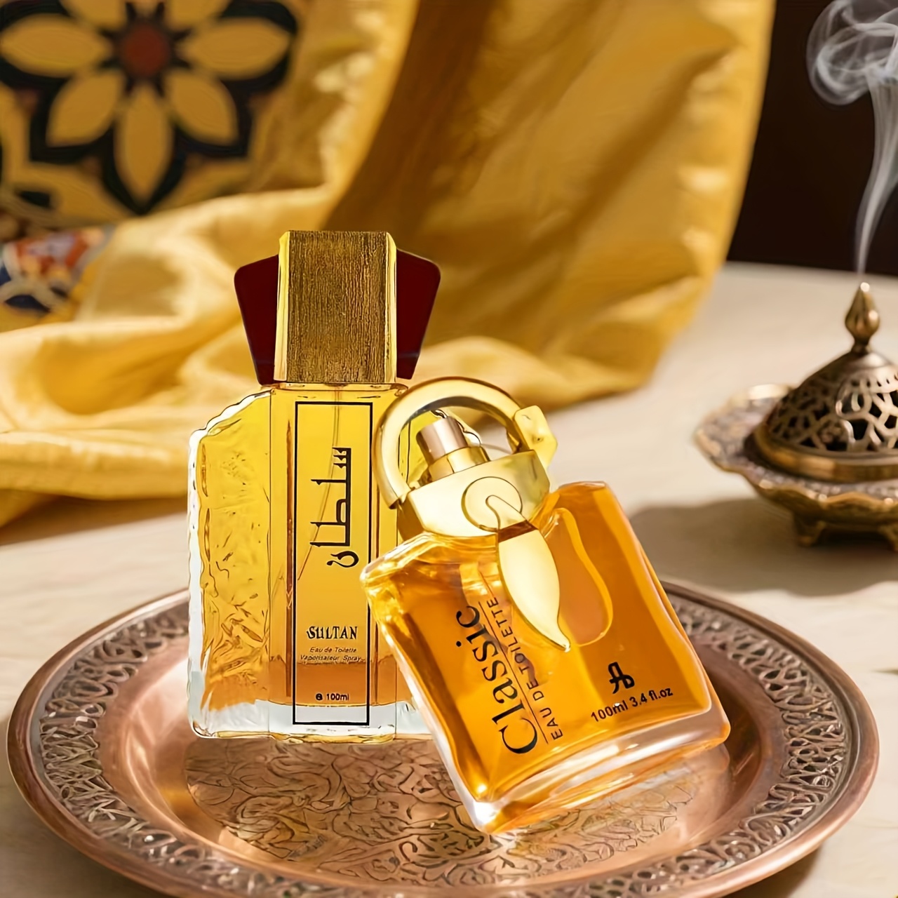 Image of Two-piece , Men's Cologne, Men's Sprayer, Elegant Mature Charm Perfume, Arabian Dubai Perfume, Hot Selling , Suitable For Occasions, Individually Packaged, For Holiday Gifts