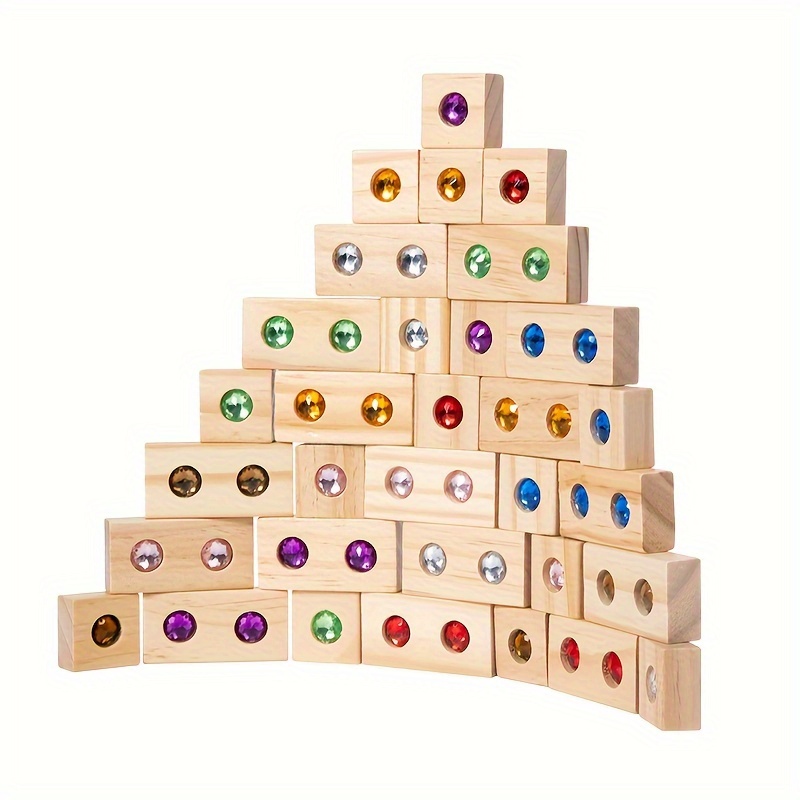 

32pcs Wooden Set - , Educational Toy For