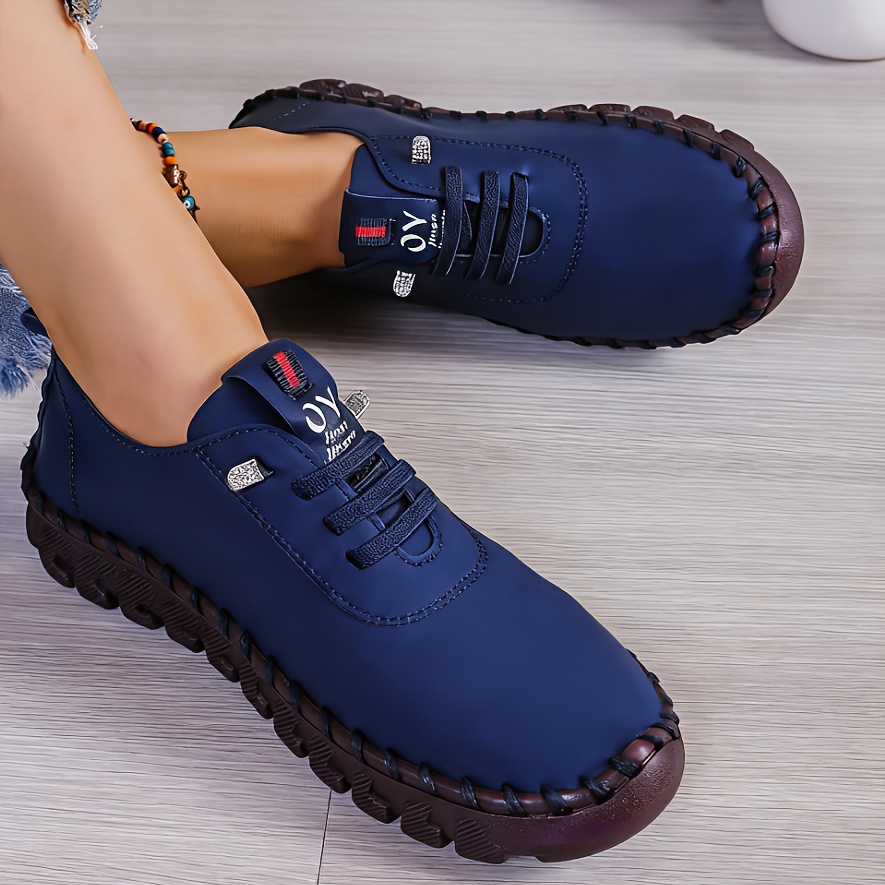 Women Hand Sewn Beef Tendon Soft Sole Flat Shoes, New Arrivals For Spring And Summer, Versatile Casual Walking Single Shoes, Fashion Ladies Daily Sneakers, Women Shoes
