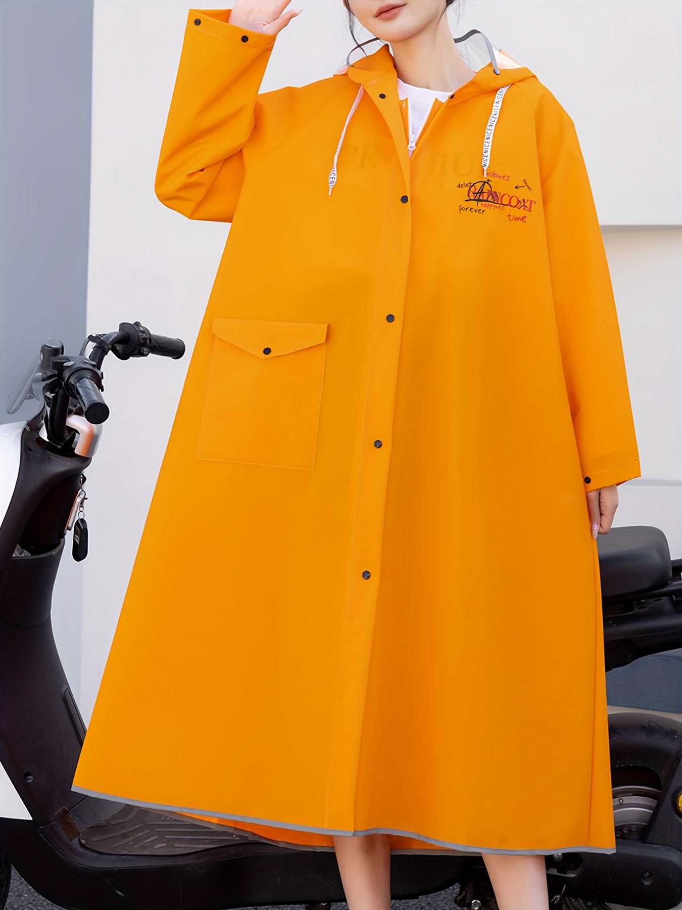 Bicicletas Electricas Impermeable Para Bicicleta Mujer Abrigo Moda