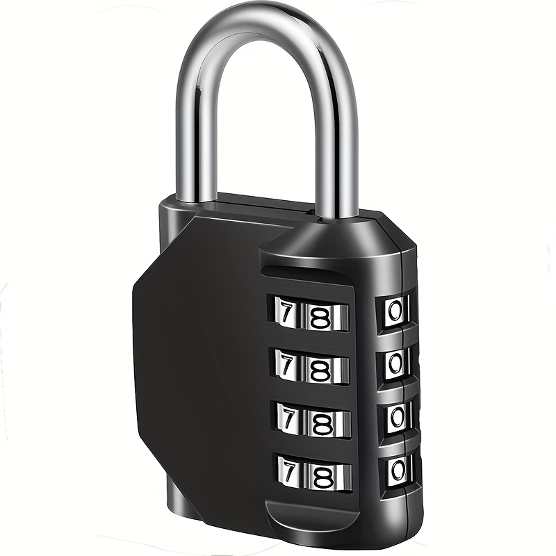 

Combination Lock, 4-digit Padlock, For School Gym Sports Lockers, Fences, Toolboxes, Boxes, Hitch Lockers