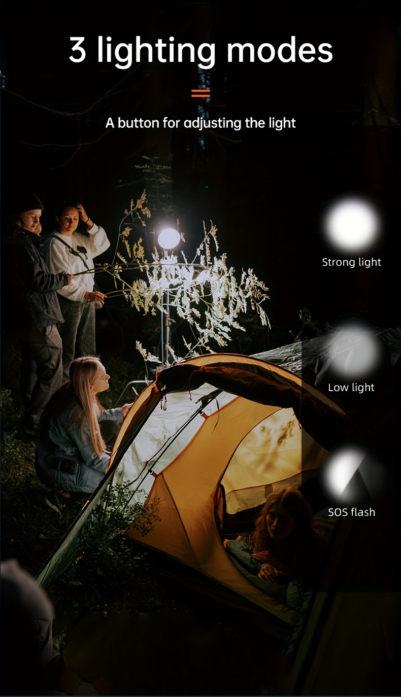 Outdoor Camping Charging Emergency Light Bulb