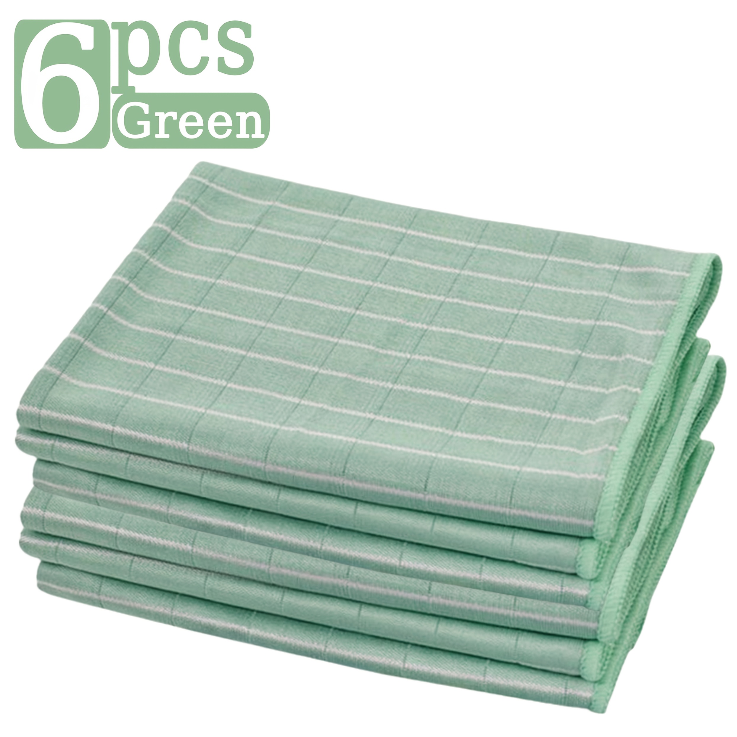 6pcs Of Fiber Cleaning Cloths