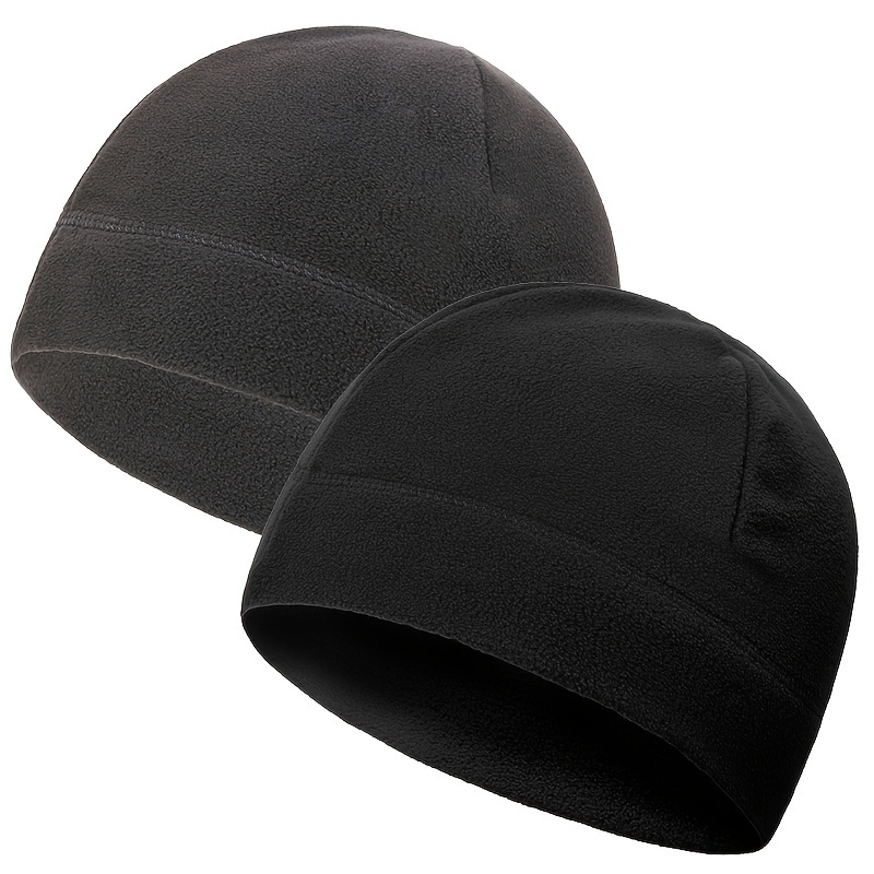 2pcs mens thermal fleece lined winter hats cold weather Temu