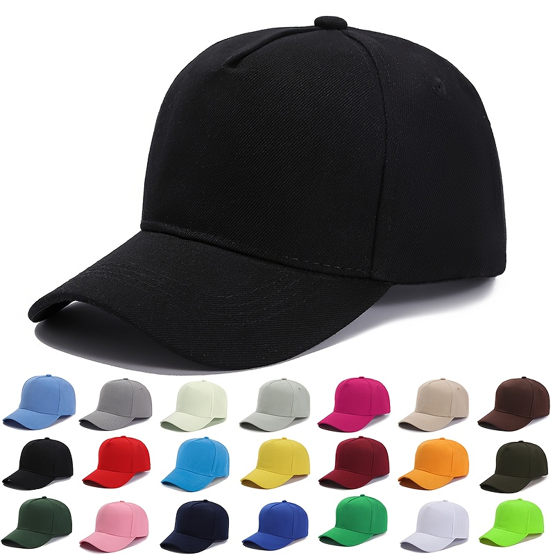 baseball cap duckbill cap matte blue   baseball cap versatile casual duckbill cap outdoor sports sun hat that       smaller multiple colors   adjustable size suitable for outdoor sports and daily wear