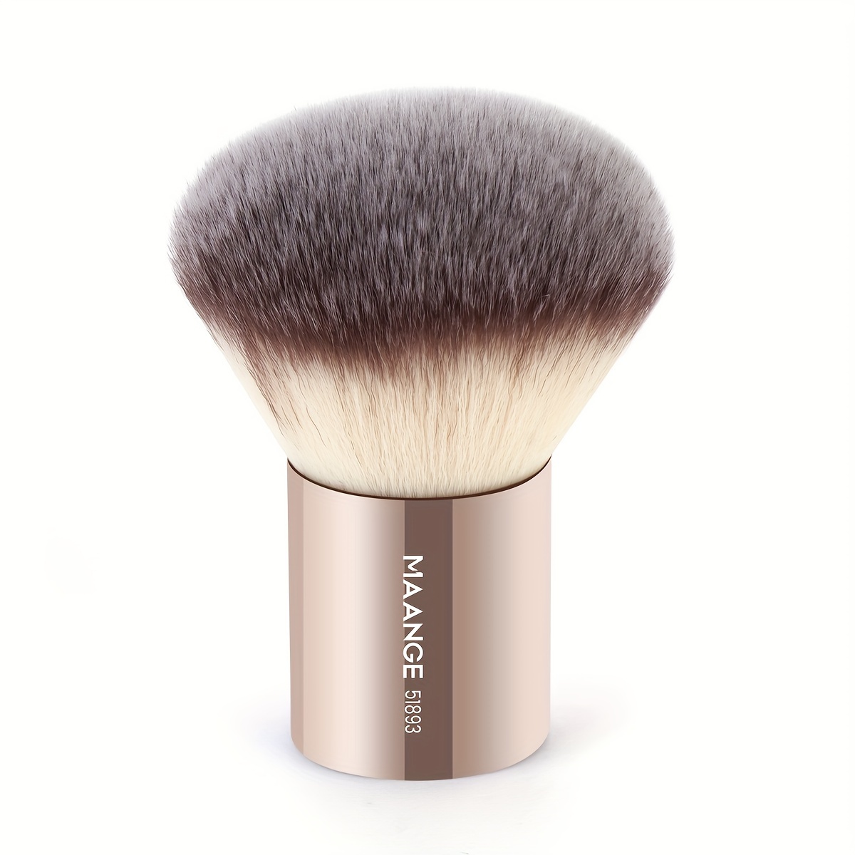 Maange Soft Bristle Blush Brush, Aluminum Handle, Nail Brush For Travel, Ideal For Beginners