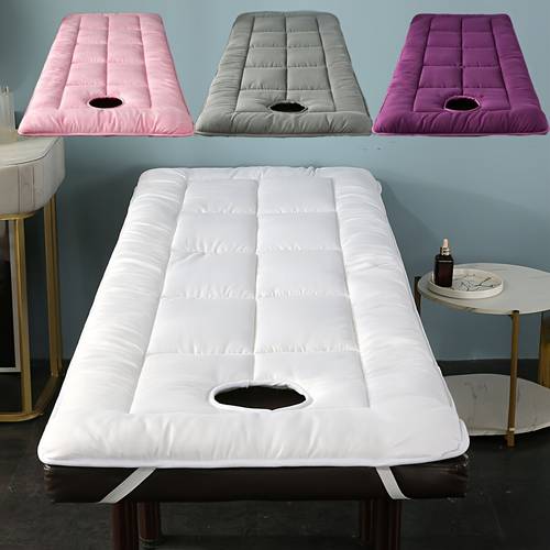 1 able spa massage table pad with face cradle set thickened mattress with holes for relaxation multiple colors