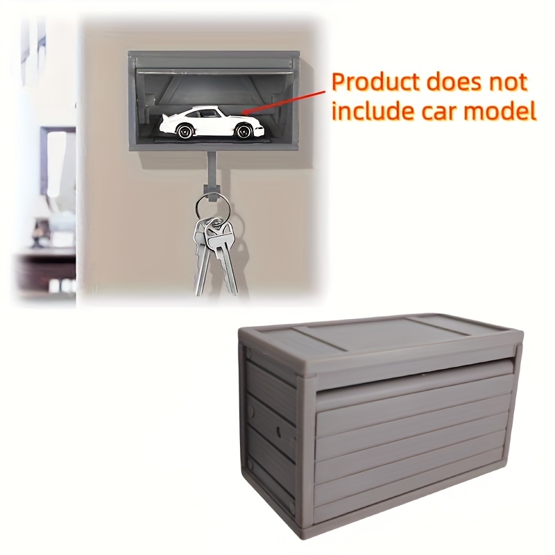 Image of Key Holder, Garage With Door Opening Wall Key Holder, Novelty Container Wall Mounted Key Storage Box, Wall Mounted Door Opener Holder, Key Holder For Entry, Front Door, Hallway, Office