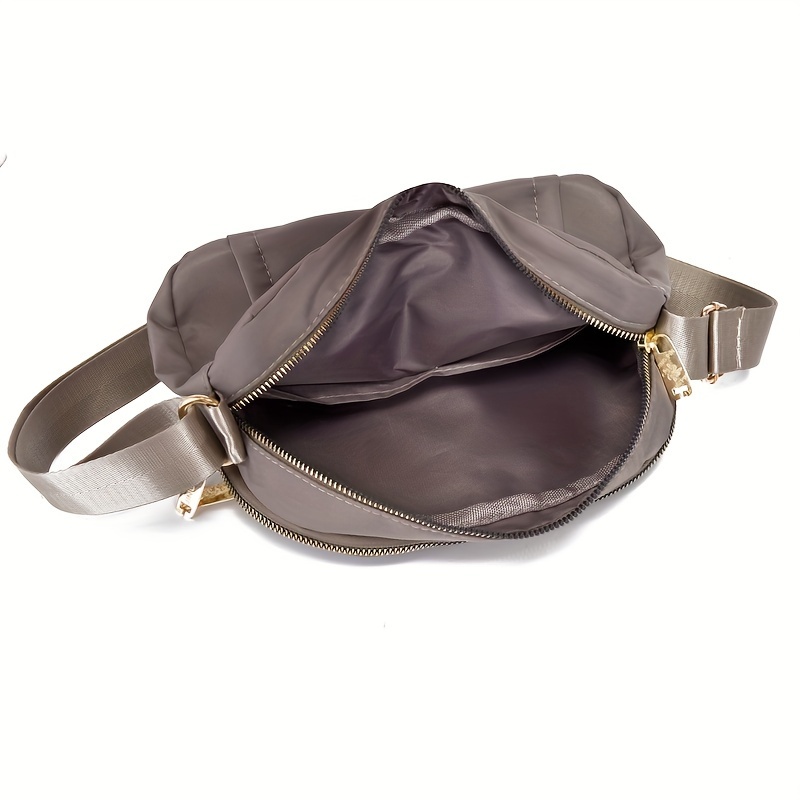 crossbody bag for women nylon shoulder bag with zipper pockets adjustable strap small purse handbag for everyday use Product details 2
