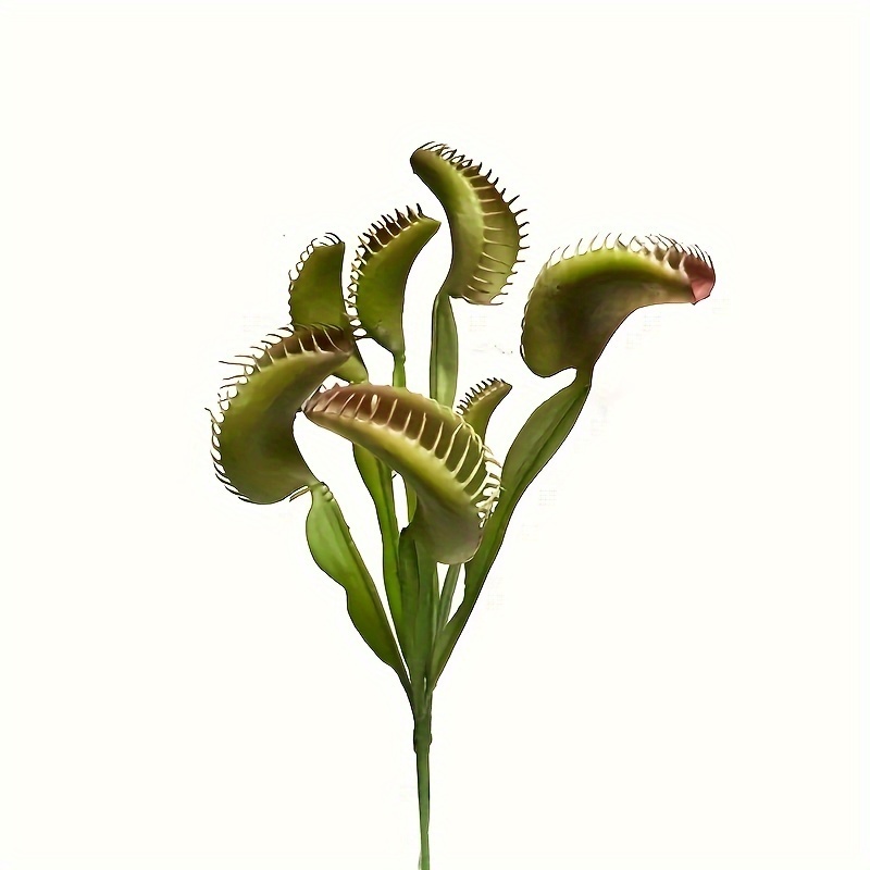 Realistic Simulation Of A Venus Plant, Suitable For Halloween Home Decor, Garden, And Office Display