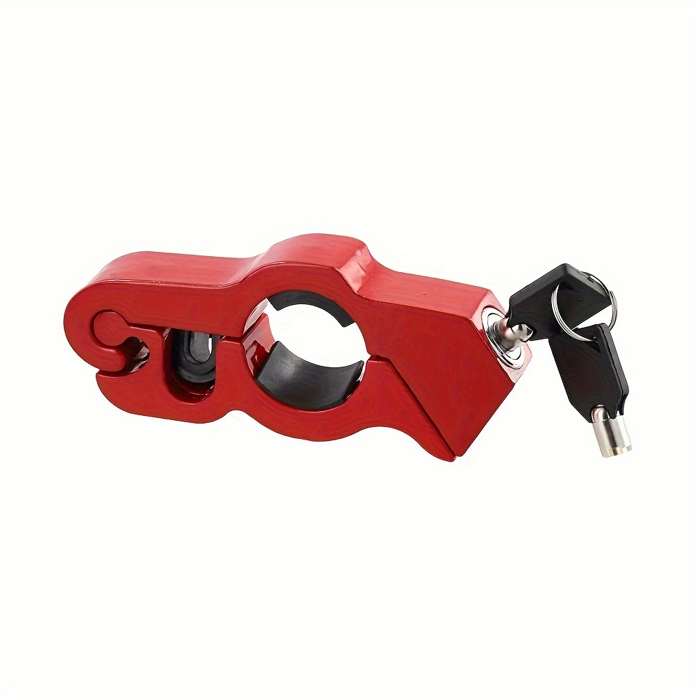 TEMU 1pc Anti-theft Motorcycle Handlebar Lock, Aluminum Alloy Handlebar Throttle Lock For Motorcycles, E-bikes, And Scooters - Secure And Portable Bicycle Security Lock