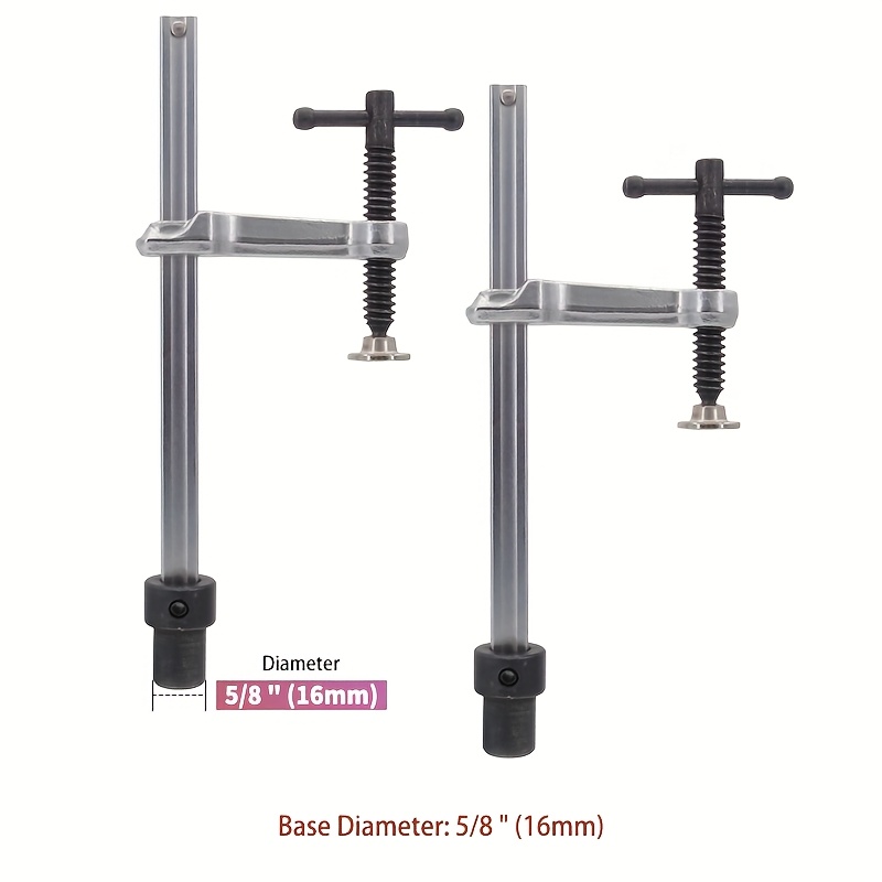 TEMU 2pcs Chrome Vanadium Steel Heavy-duty F-clamp, Three-dimensional Flexible Welding Platform Woodworking Table Quick Fixture Positioning Clamp,