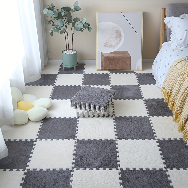 TEMU 40pcs Jigsaw Puzzle Mat For Bedroom