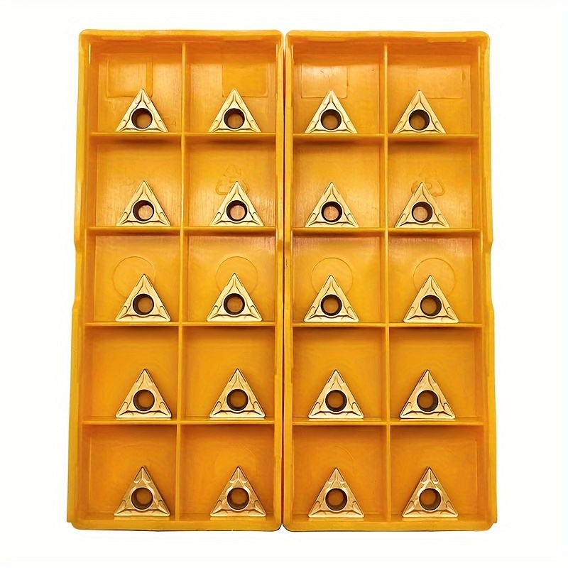 

20pcs Tcmt21.51 Carbide Inserts, Tcmt110204 Turning Inserts For S08k/s10k/s12m-stfcr11 Boring Bar, 1/3" 3/8" 1/5" 91° Lathe Tool Holder Replacement Triangular Turning Inserts