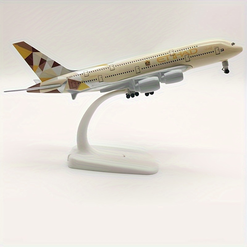 

1pc 380320 Aircraft Model, 7.87in Alloy Metal And Plastic Aircraft Model With Gear, No Electricity Required, Suitable For Home Decoration, Collection, And Gifts