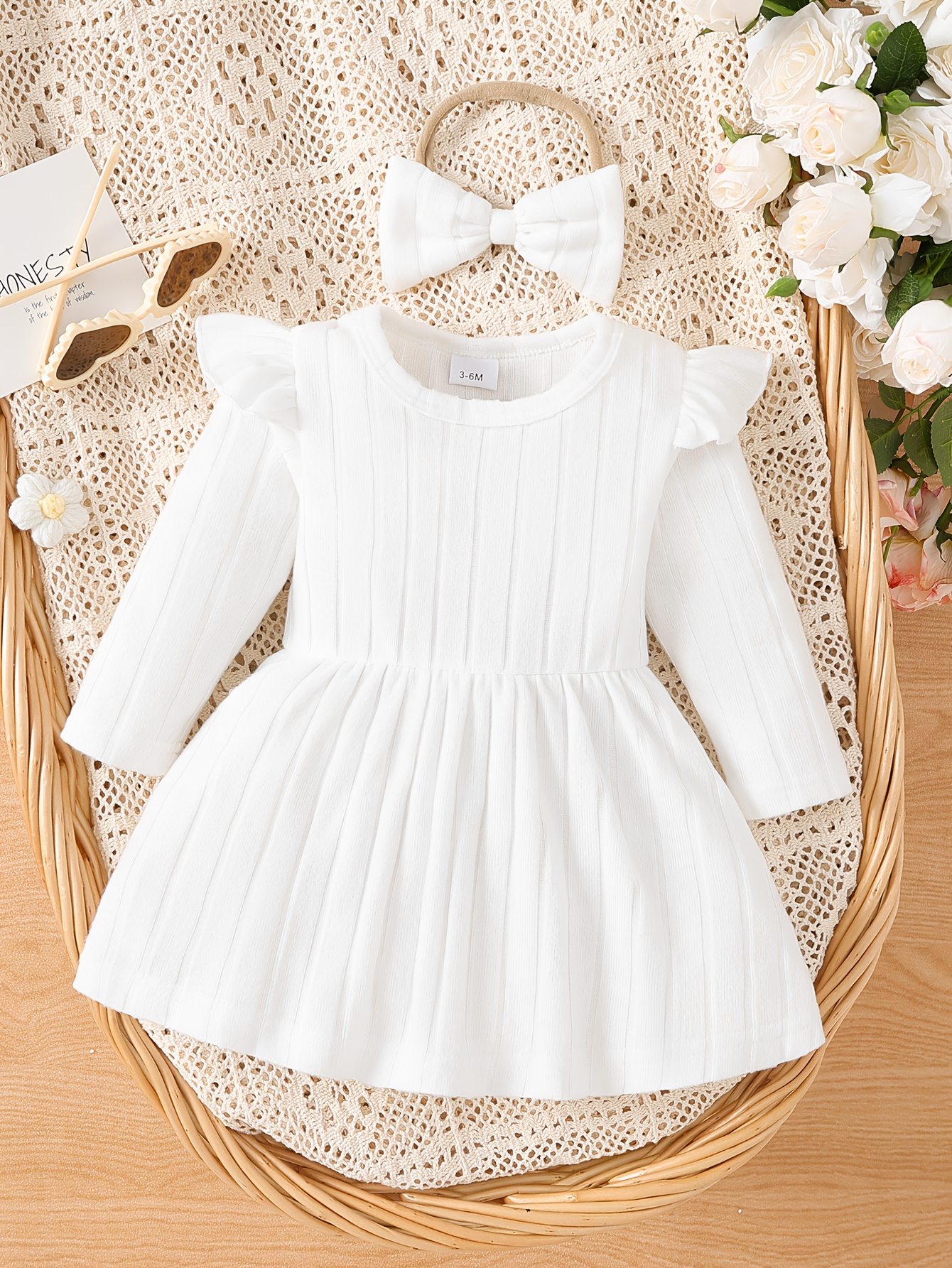 baby white dress sold on Temu Philippines