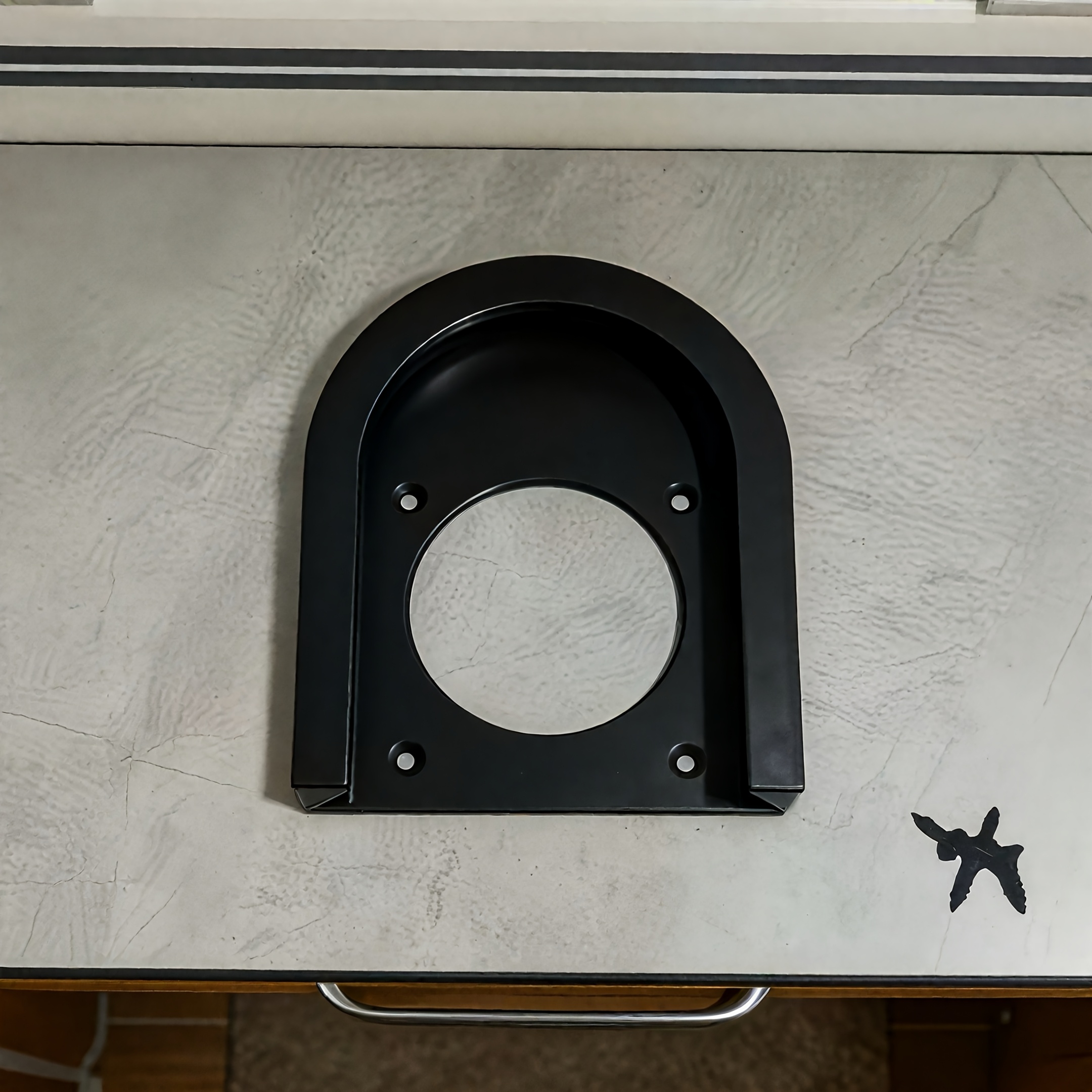Image of 1pc Rv For Gas Cylinder Cover Holder | No Drilling Required, , Secure Bracket For Gas Supply, Ideal Surprise Gift For , Made Of Durable Plastic