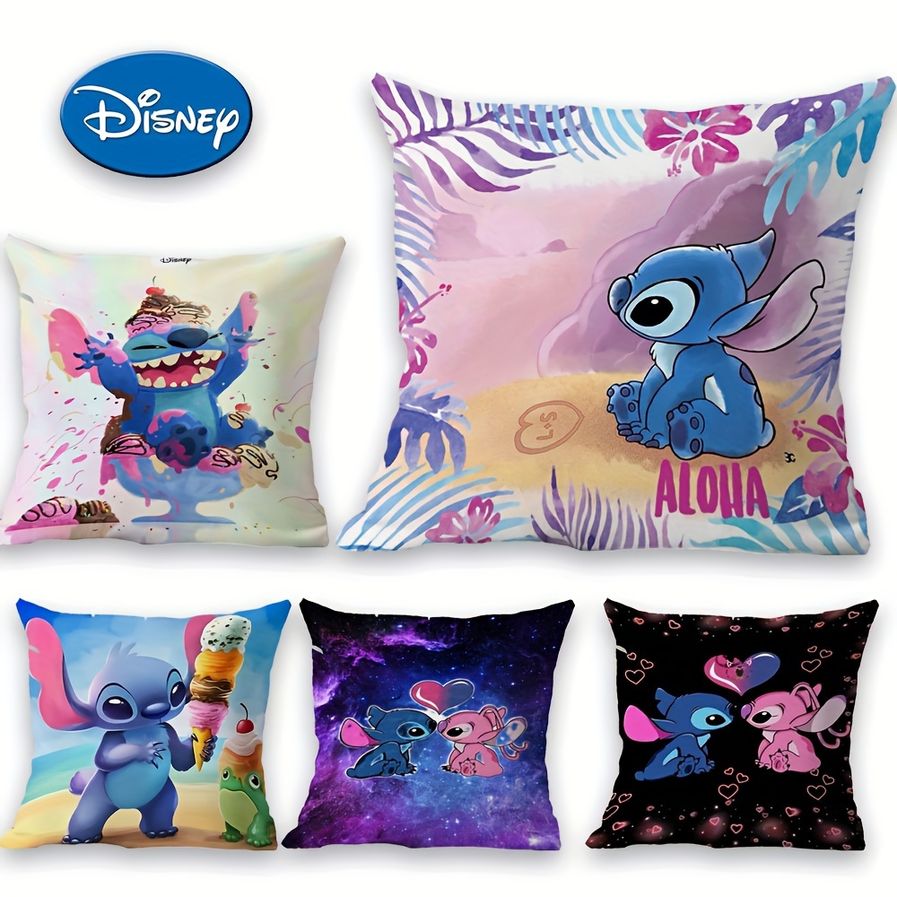 

Disney Plush Pillowcase - Cute Cartoon Design, Soft Polyester, Zip Closure - Perfect For Bedroom, Couch, Dorm Decor - Ideal Birthday Gift