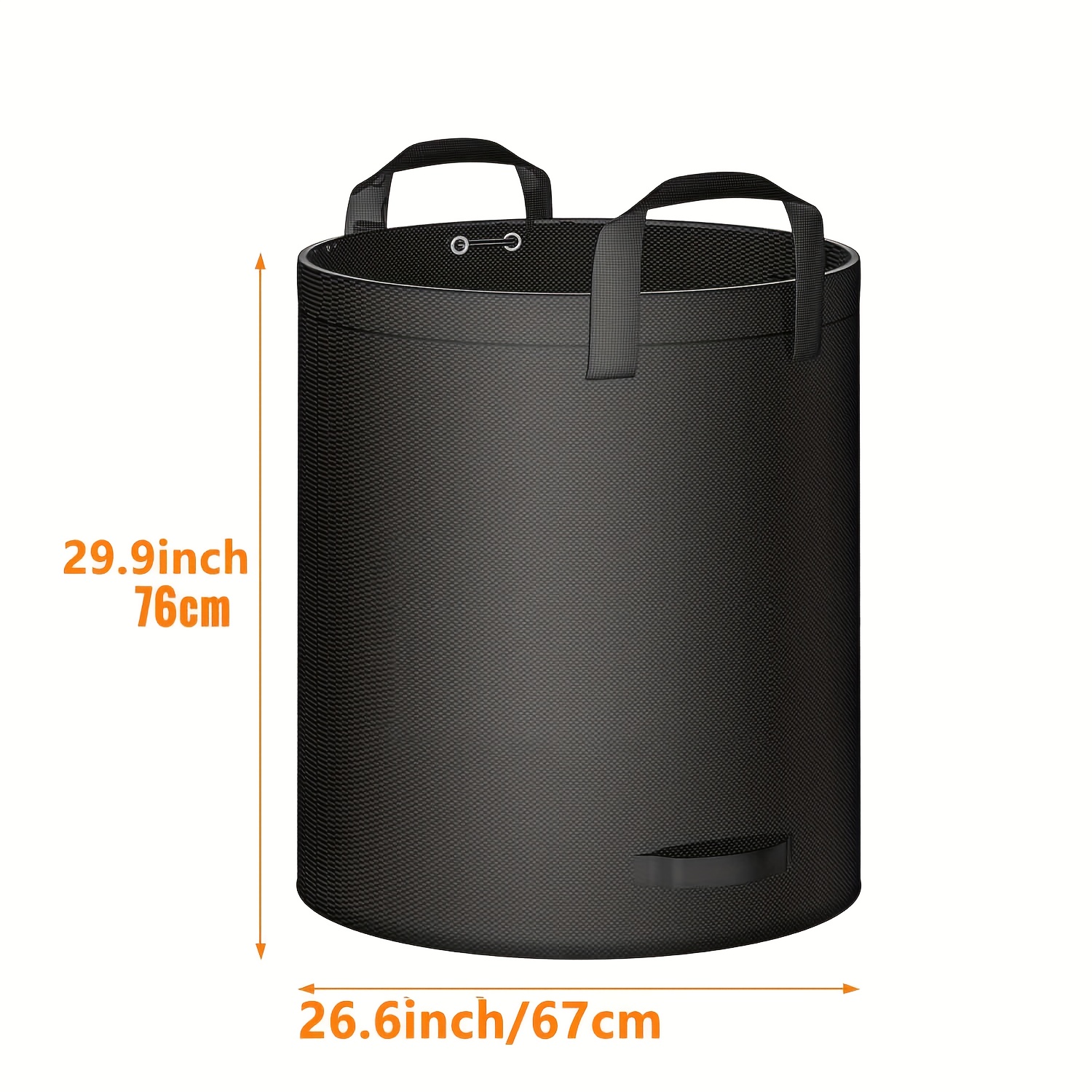 Image of 72 Gallon Garden Garbage Bag, Garden Bag With Handle, Self-supporting, Leaf Bag, Durable, Corrosion-resistant, Suitable For Garden Garbage