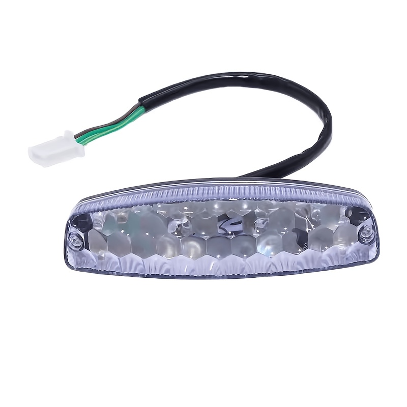 TEMU 1pc Motorcycle Lighting For Atv Kart Moto Tail Brake Light Cafe Racer Led Rear Lights Motorcycle Additions Indicator Lamp, Without Battery