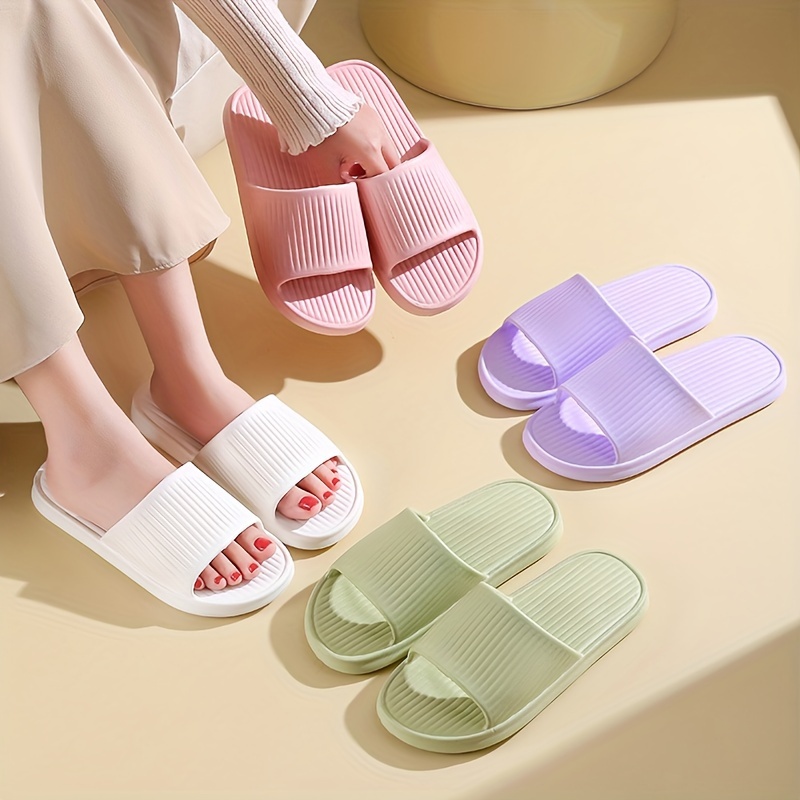 chaussons minimalistes en couleur faciles à Temu
