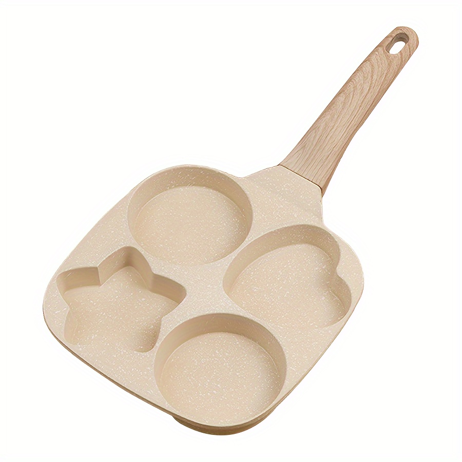 TEMU 5pcs Cookware Set, Includes Egg Frying Pan, Pancake , And Kitchen Utensils, Beige