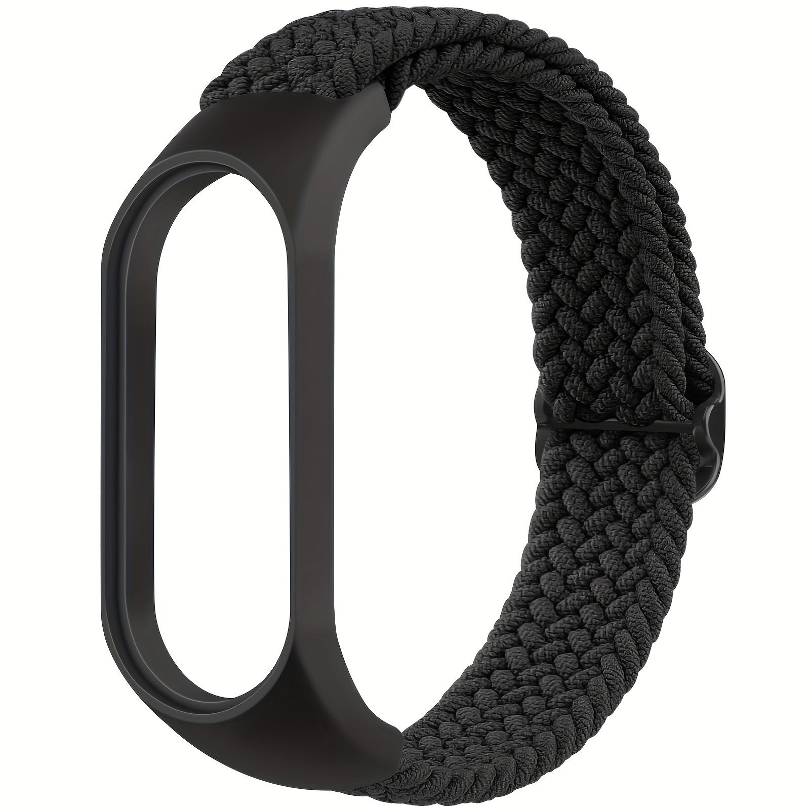 

Adjustable Braided Nylon Watchband For Xiaomi /6/5/4/3 & Amazfit Band 5 - Elastic Replacement Wristband With Secure Clasp