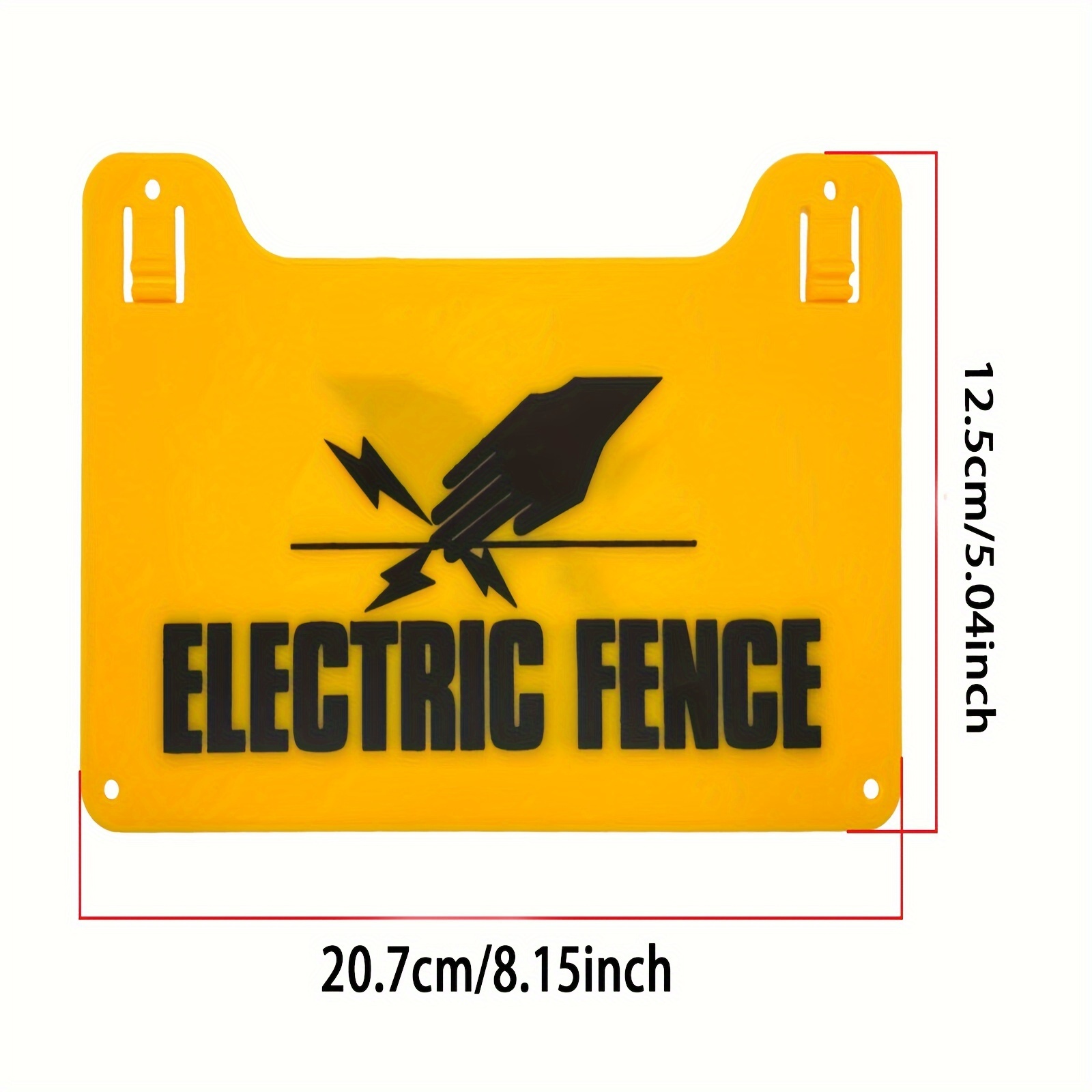 TEMU 10pcs Warning Signs 5 X 8 Plastic Safe Signs Warning For