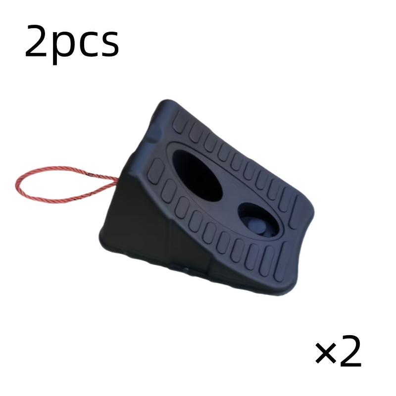 TEMU 2pcs Safety Crash Portable Stopper Multi-functional Portable Stopper Car Parking Stopper For Cars, Car Tyre Stopper, Vehicle Safety Portable