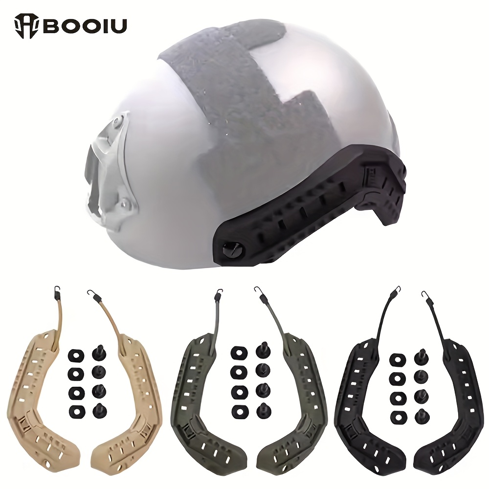 Casque tactique Fast noir (Version ventilée type A) - LIVRAISON