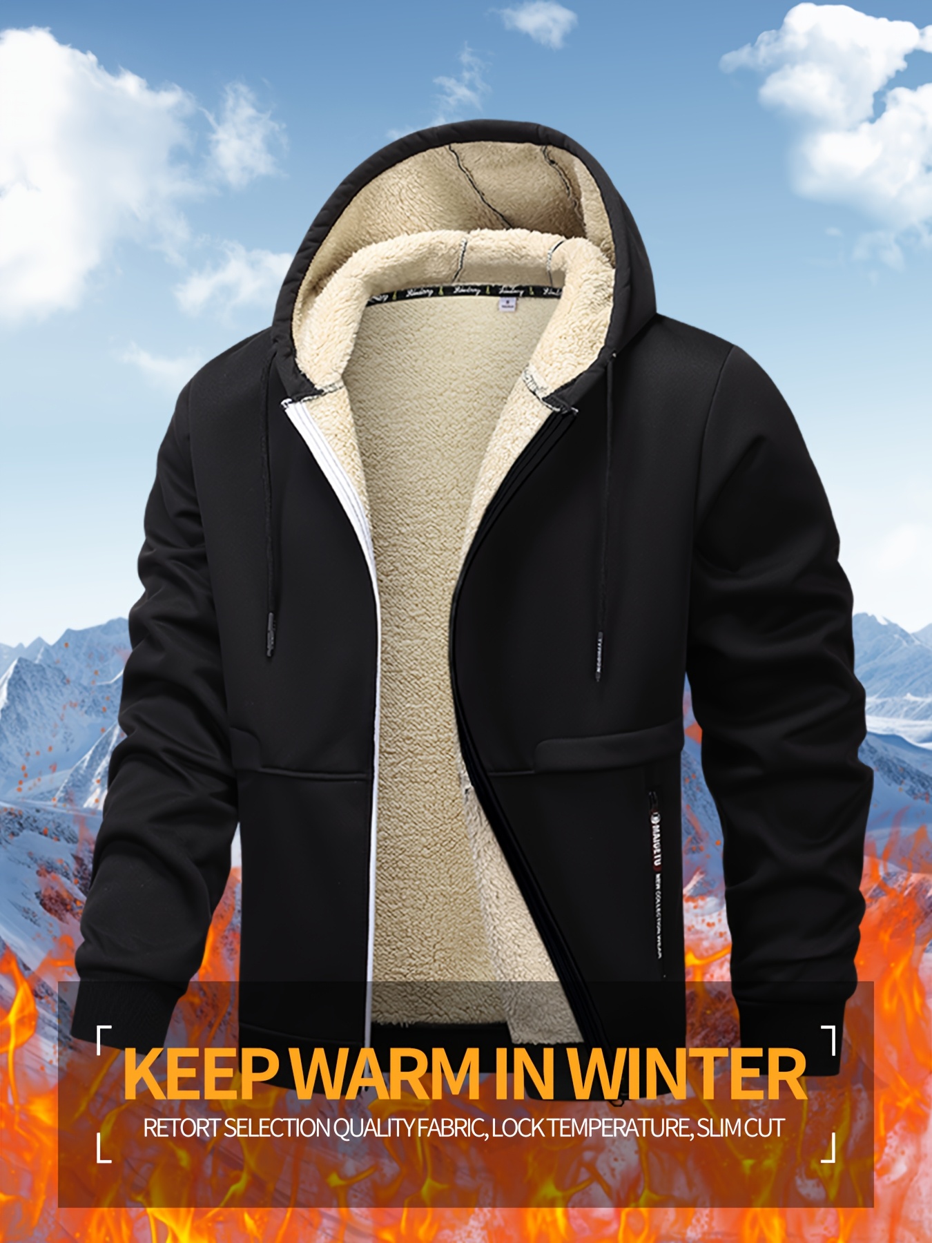 Hood Long Length Fleece Jacket Mountain Warehouse Womens/Ladies