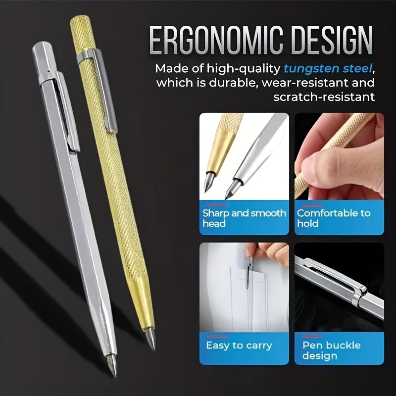 2pcs   steel alloy   pens ideal for ceramic glass metal marble   details 5